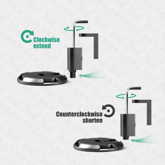 Magnetischer Türstopper aus Zinklegierung – Verstellbarer Heavy Duty Türhalter