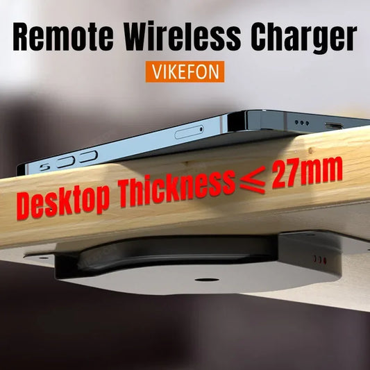 Verstecktes 15W Wireless Ladegerät – 27mm Einbau Tisch Ladestation