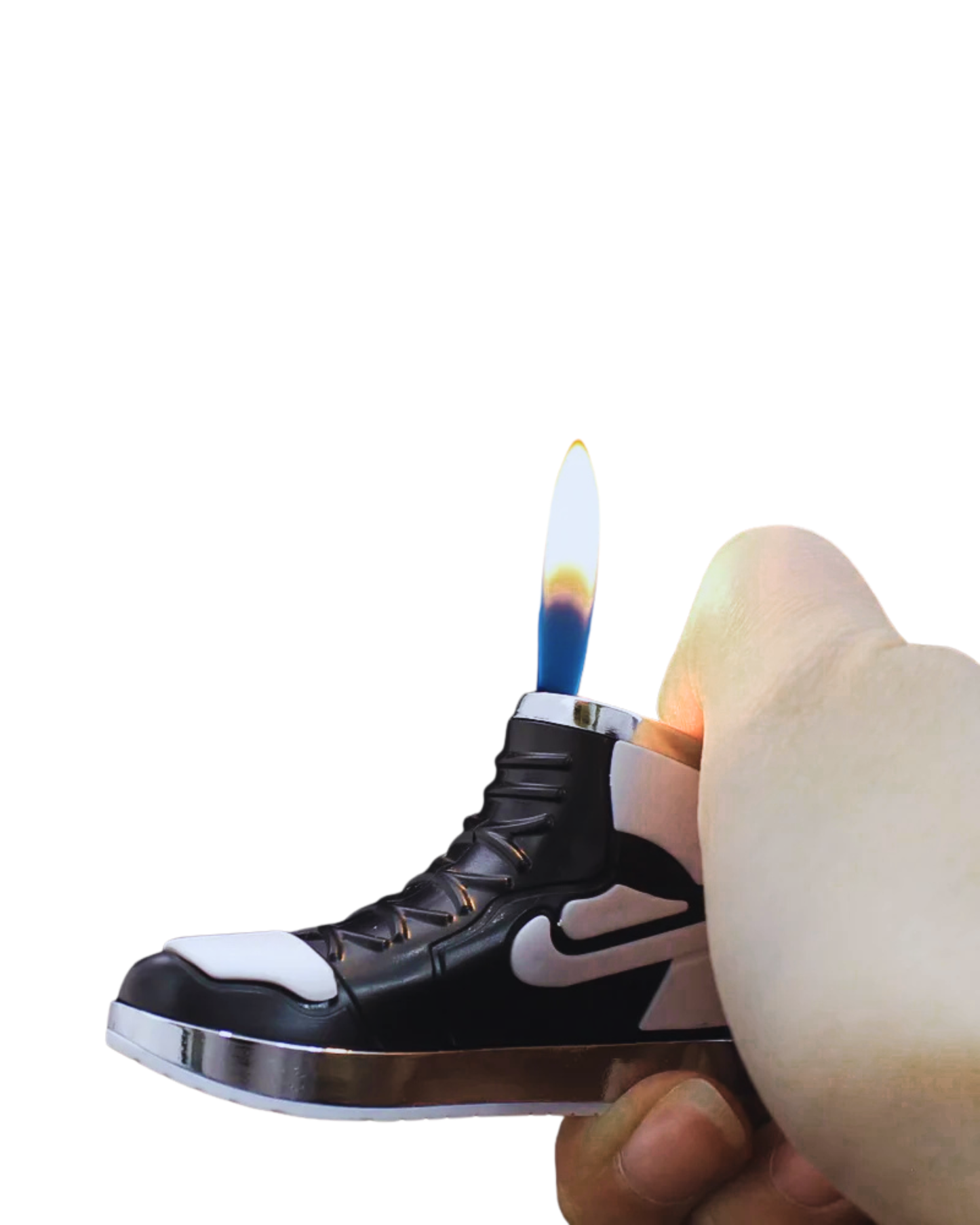 Schuhförmiges Schlüsselanhänger-Feuerzeug – Tragbares Butan Mini-Feuerzeug