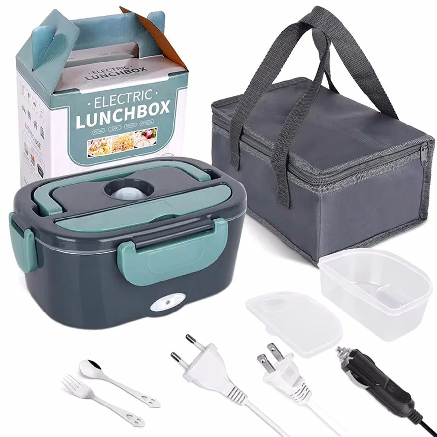 Electric Lunch Box Food Heater for Work Food Warmer for Car Truck Outdoor Containers Potable Heating lunch Box Adults Camping