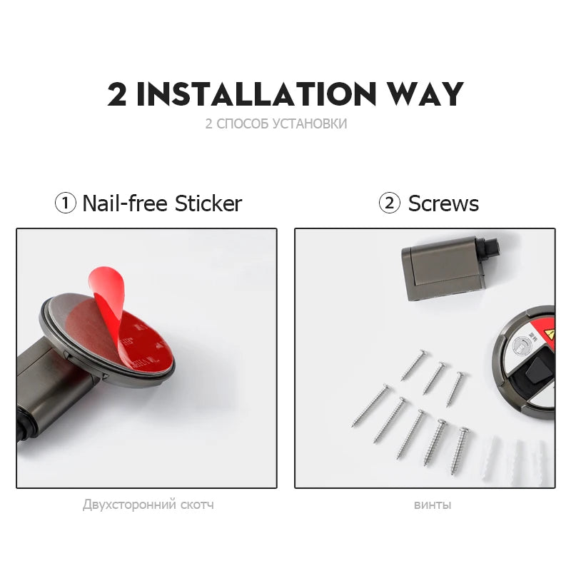 Magnetischer Türstopper aus Zinklegierung – Verstellbarer Heavy Duty Türhalter