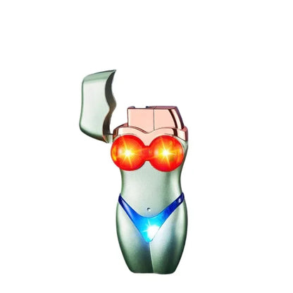 Leuchtendes Butan Gasfeuerzeug – Windfestes Design-Feuerzeug für Herren