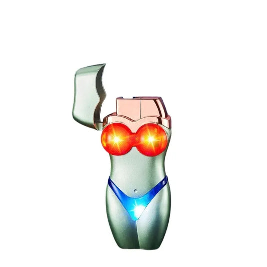 Leuchtendes Butan Gasfeuerzeug – Windfestes Design-Feuerzeug für Herren