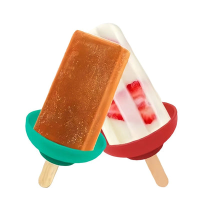 Silikon Eishalter Anti-Tropf – Wiederverwendbarer Popsicle Halter für Kinder