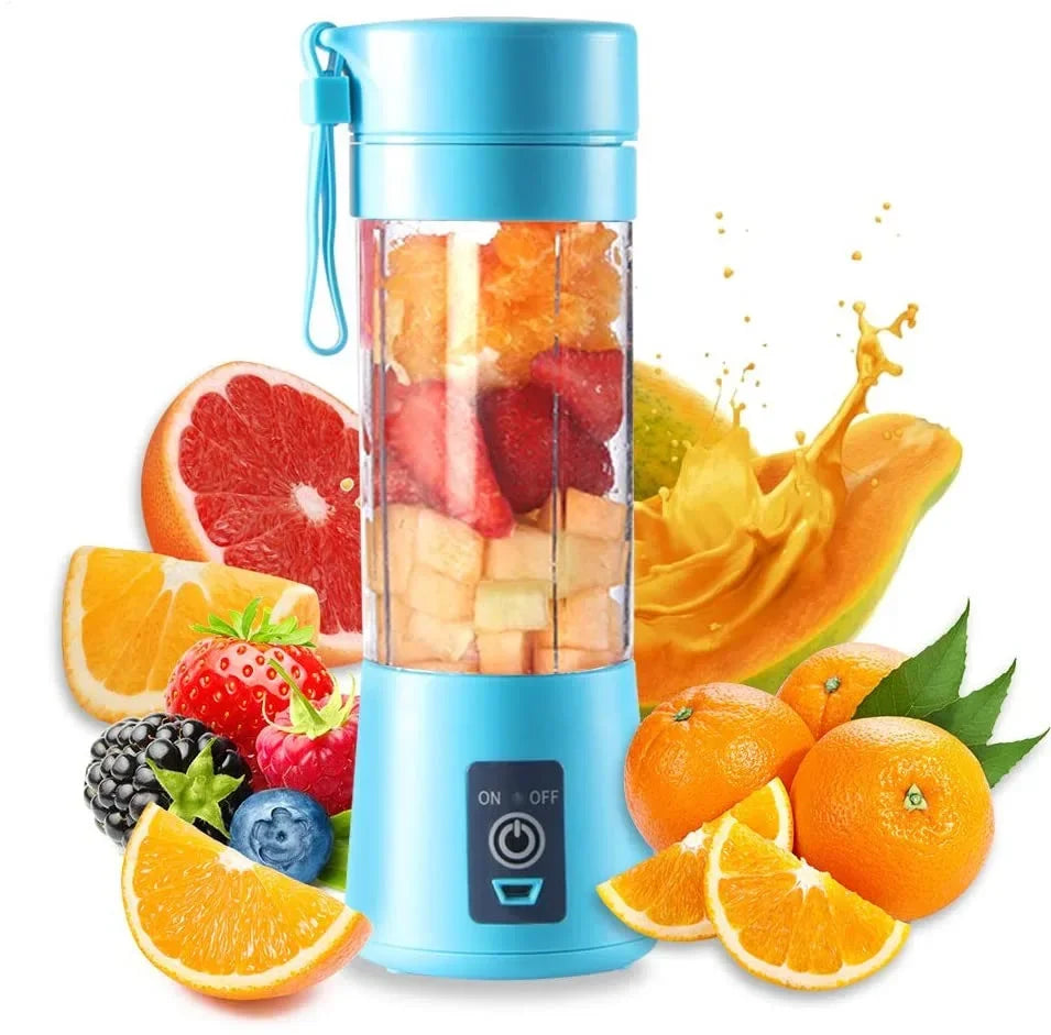 Tragbarer Elektrischer Mini-Entsafter – USB-Ladung, Smoothie & Milchshake Maker, Automatischer Fruchtmixer