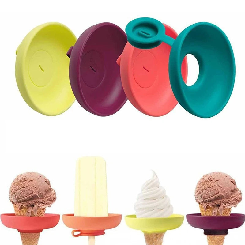 Silikon Eishalter Anti-Tropf – Wiederverwendbarer Popsicle Halter für Kinder
