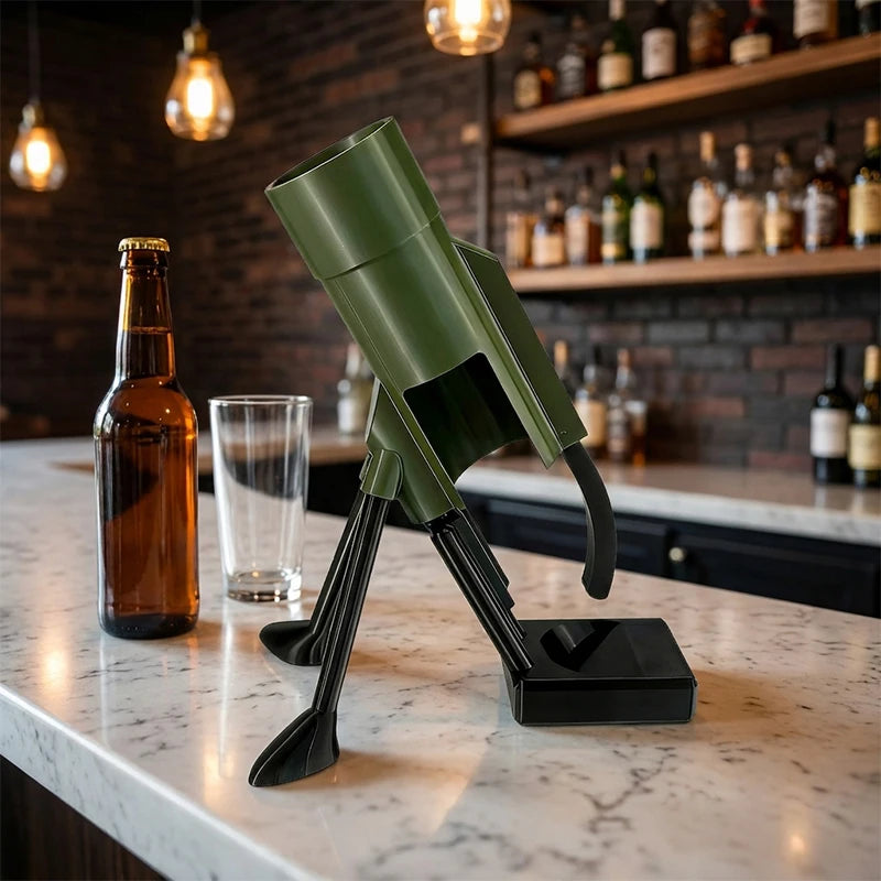 Innovativer Mortar Automatik-Bieröffner für Genießer