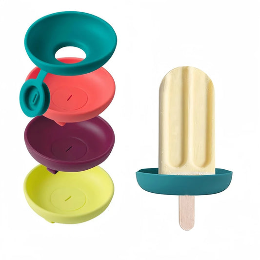 Silikon Eishalter Anti-Tropf – Wiederverwendbarer Popsicle Halter für Kinder