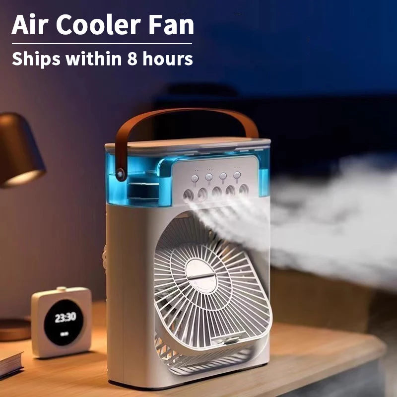 Tragbarer 3-in-1 Mini Luftkühler Ventilator