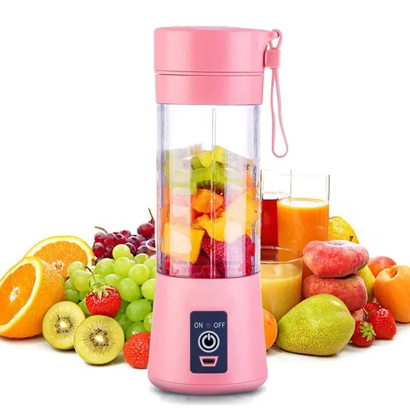 Tragbarer Elektrischer Mini-Entsafter – USB-Ladung, Smoothie & Milchshake Maker, Automatischer Fruchtmixer