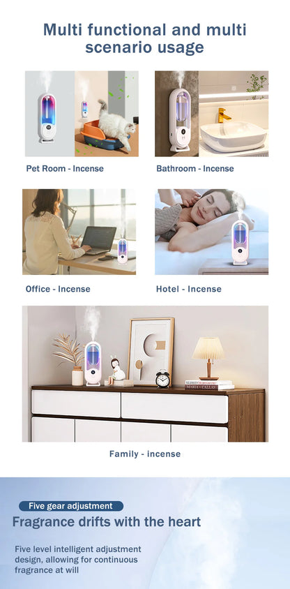 Wiederaufladbarer Aroma Diffusor - Tragbar & mit Timer