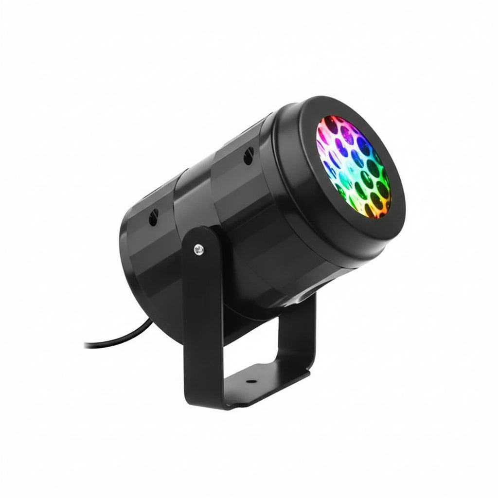 Schneeflocken-Projektorlicht – USB Drehendes Weihnachtslicht für Innen & Außen | Festliche Beleuchtung für Weihnachten & Partys