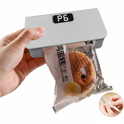 Mini USB Beutelverschweißer 2-in-1 – Wiederaufladbarer Folienschweißer mit LED Display