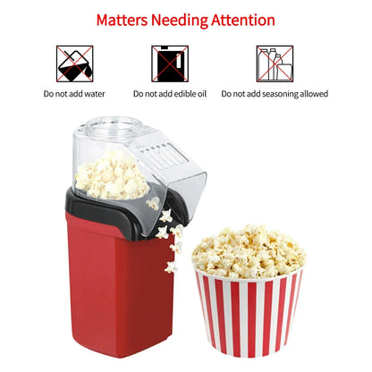 Heißluft-Popcornmaschine – Fettfreier Knabberspaß für Zuhause