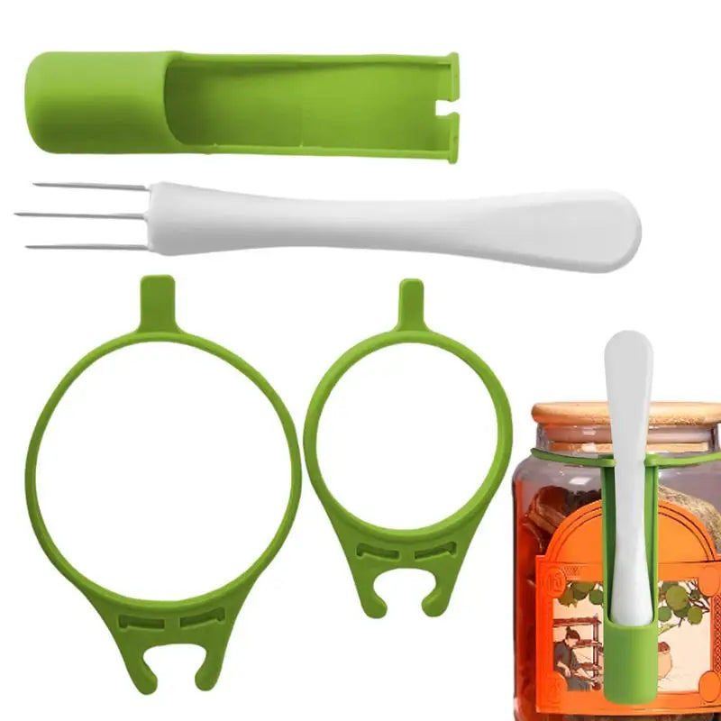 Pickle Greifer Gabel – Edelstahl Gurken- & Oliven Picker für Gläser