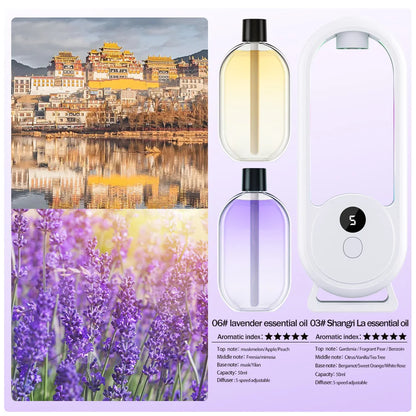 Wiederaufladbarer Aroma Diffusor - Tragbar & mit Timer