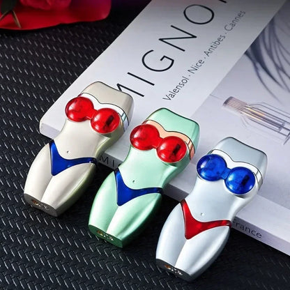 Leuchtendes Butan Gasfeuerzeug – Windfestes Design-Feuerzeug für Herren