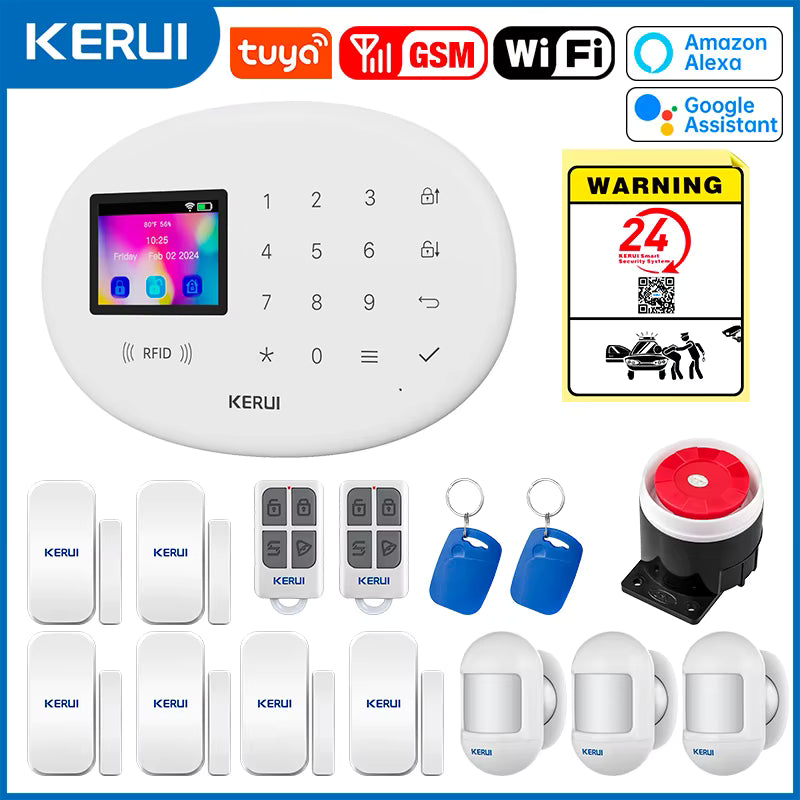 KERUI W202 Smart Alarmanlage | WLAN/GSM, Tuya & Alexa