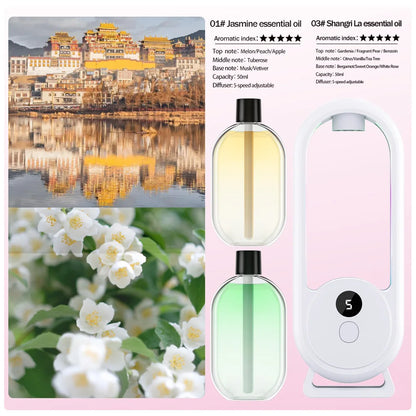 Wiederaufladbarer Aroma Diffusor - Tragbar & mit Timer