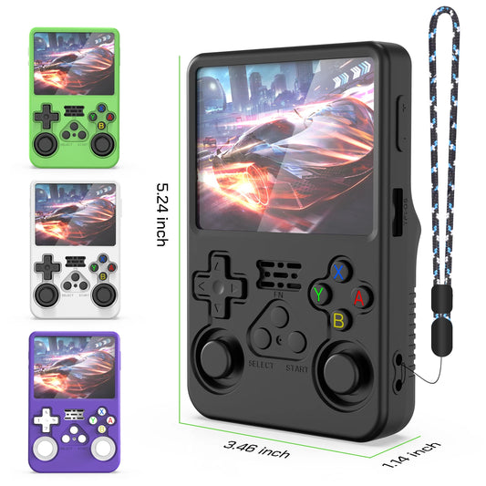 Weiche Silikonkautschuk-Hautabdeckung für R36S Retro-Handheld-Spielekonsole, Rückseitenschutzhülle für R36S-Schutzzubehör