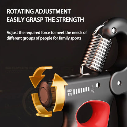 Handtrainer Verstellbar (5-150kg) - Griffkraft & Reha