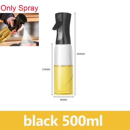 2-in-1 Öl Sprühflasche 500ml – Olivenöl Sprayer & Ausgießer für Küche