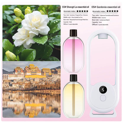Wiederaufladbarer Aroma Diffusor - Tragbar & mit Timer