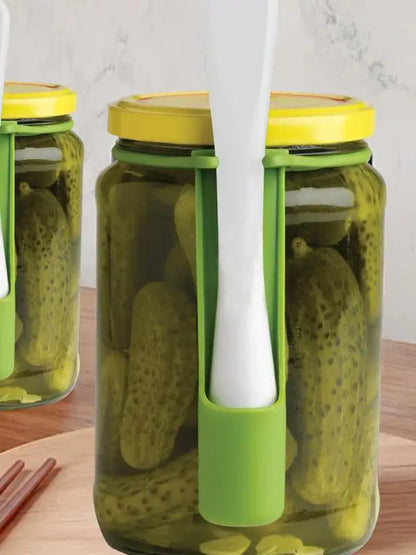 Pickle Greifer Gabel – Edelstahl Gurken- & Oliven Picker für Gläser