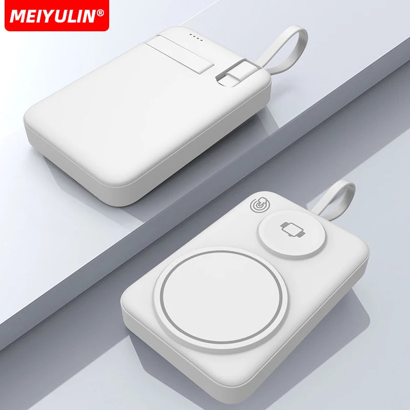 Magnetische 10000mAh Powerbank für Apple Watch – Kabelloses Schnellladen mit USB-C