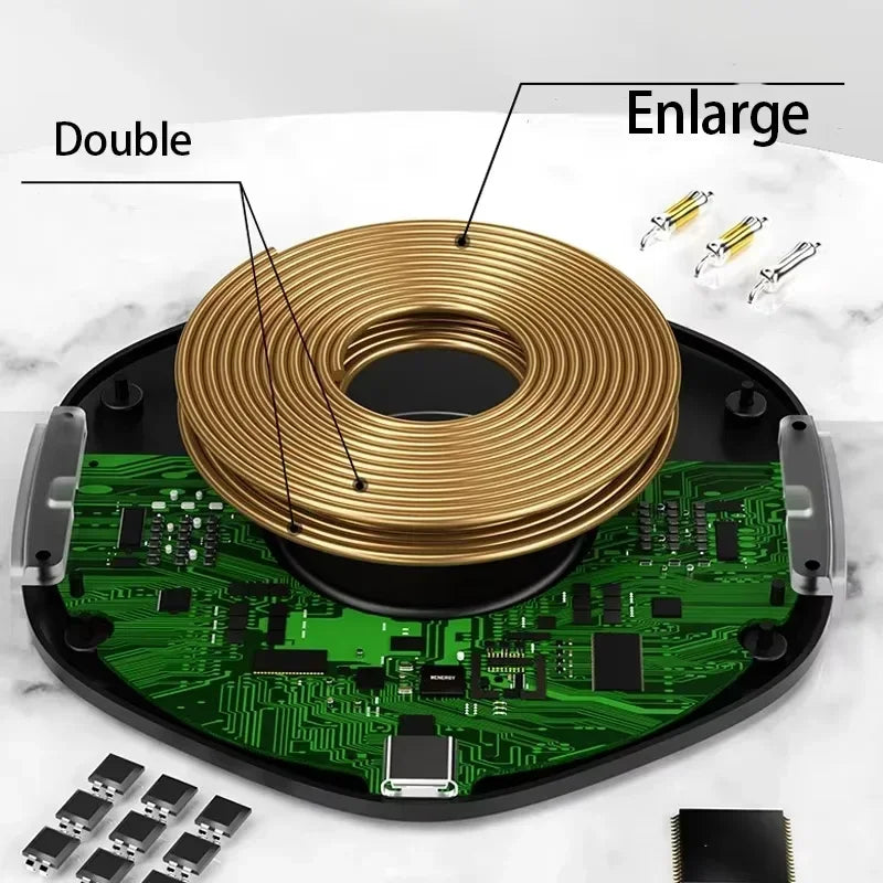 Verstecktes 15W Wireless Ladegerät – 27mm Einbau Tisch Ladestation
