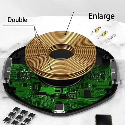 Verstecktes 15W Wireless Ladegerät – 27mm Einbau Tisch Ladestation