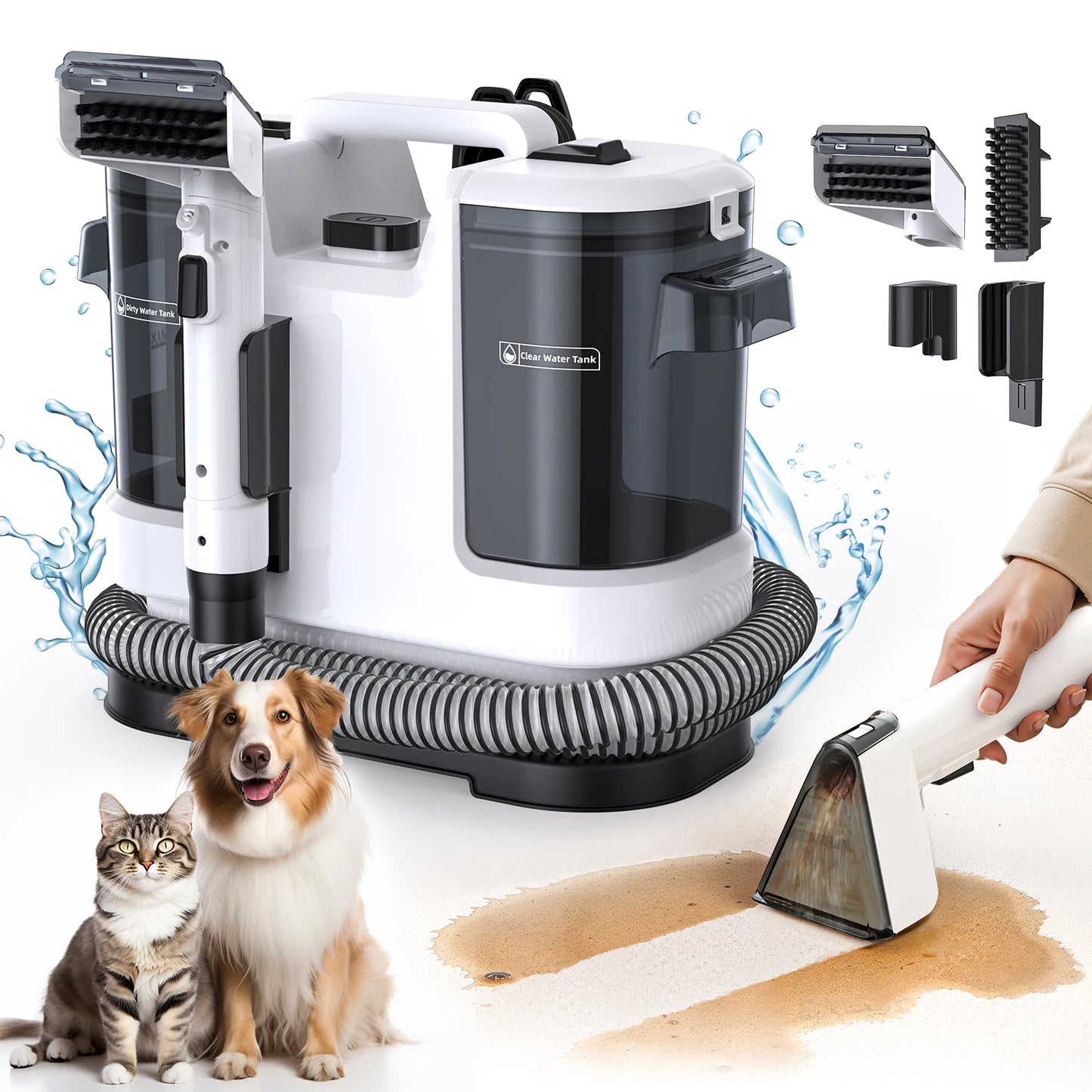 Tiefenreinigung leicht gemacht – Der Lubluelu V6 entfernt selbst hartnäckigste Flecken