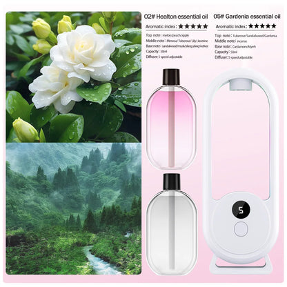 Wiederaufladbarer Aroma Diffusor - Tragbar & mit Timer