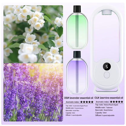 Wiederaufladbarer Aroma Diffusor - Tragbar & mit Timer