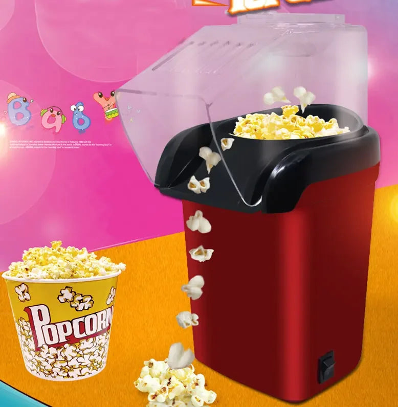 Heißluft-Popcornmaschine – Fettfreier Knabberspaß für Zuhause