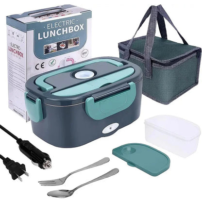 2-in-1 Elektrische Lunchbox: Schnelles Aufwärmen für Auto & Zuhause (1,5L)