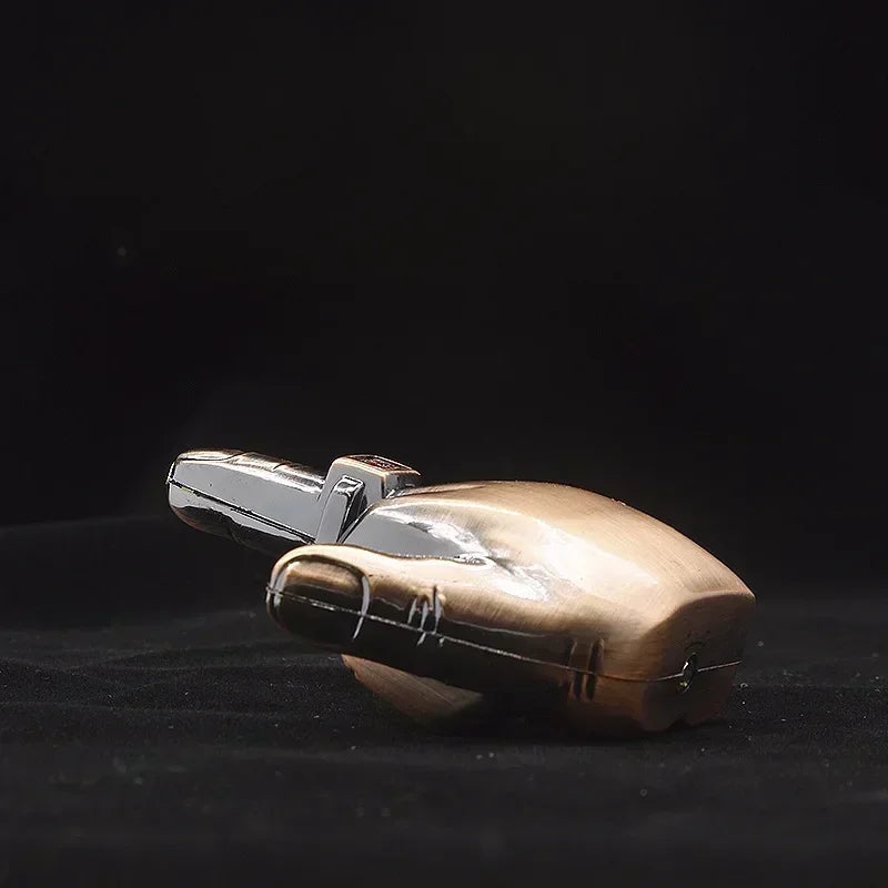 Lustiges Jetflammen-Feuerzeug mit Soundeffekt – Windfestes Butan-Feuerzeug